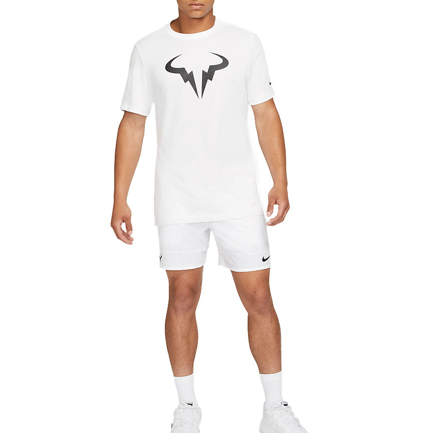 Nike Court Dri-Fit Tee Rafa SSNL (Homme) - Blanc/Noir