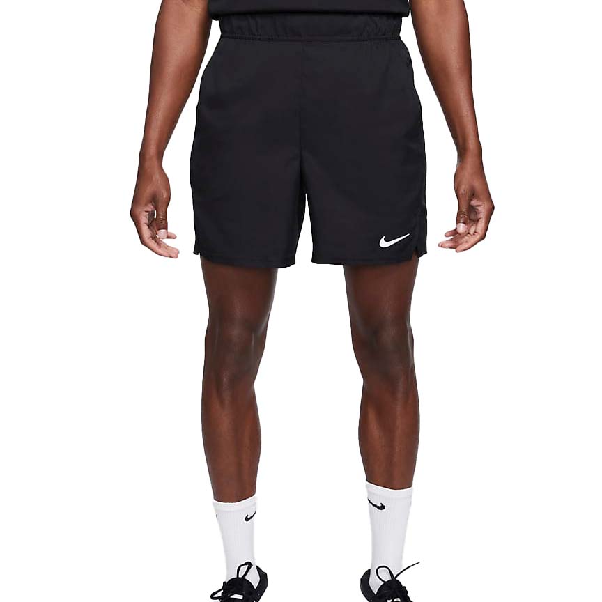 Nike Court Dri-Fit Victory Short 7" (Men's) - Black/White