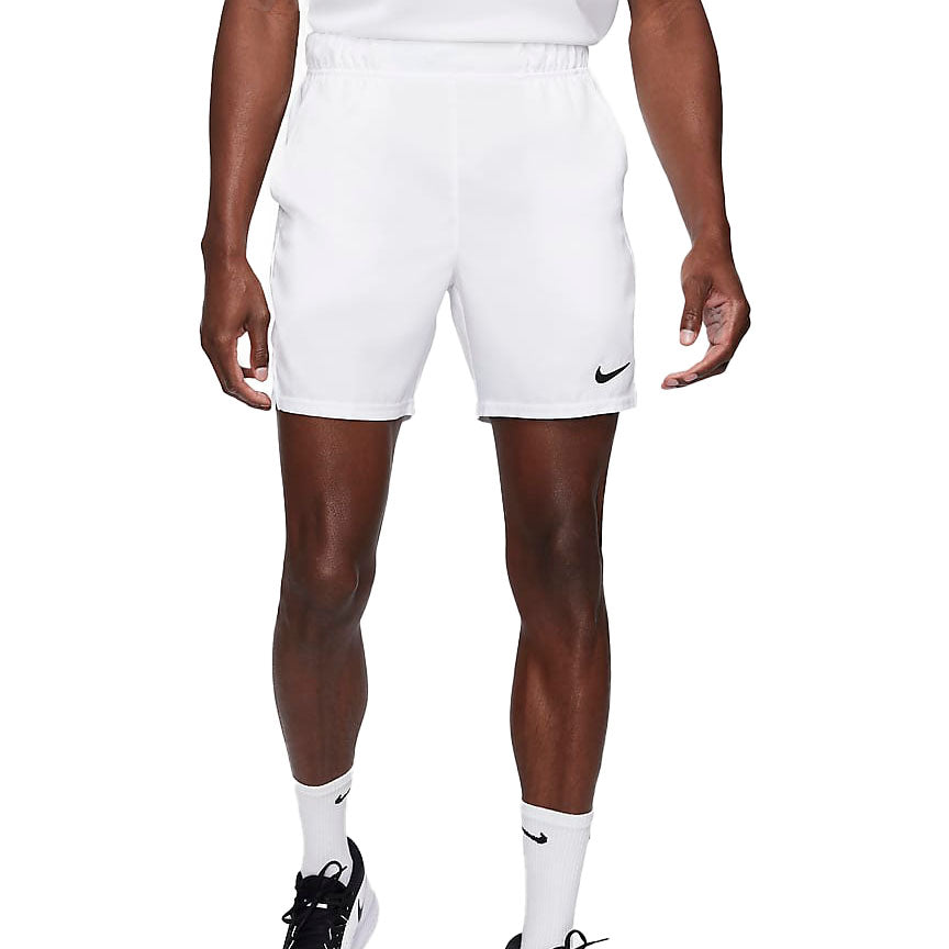 Nike Court Dri-Fit Victory Short 7" (Homme) - Blanc/Noir