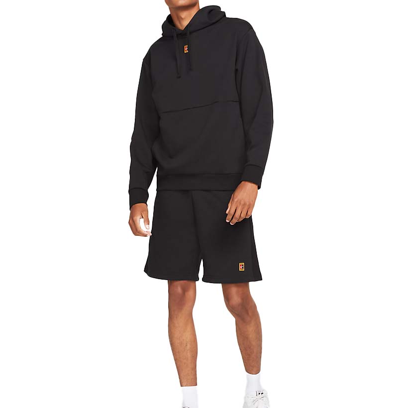 Sweat à capuche Nike Court Fleece Heritage (Homme) - Noir