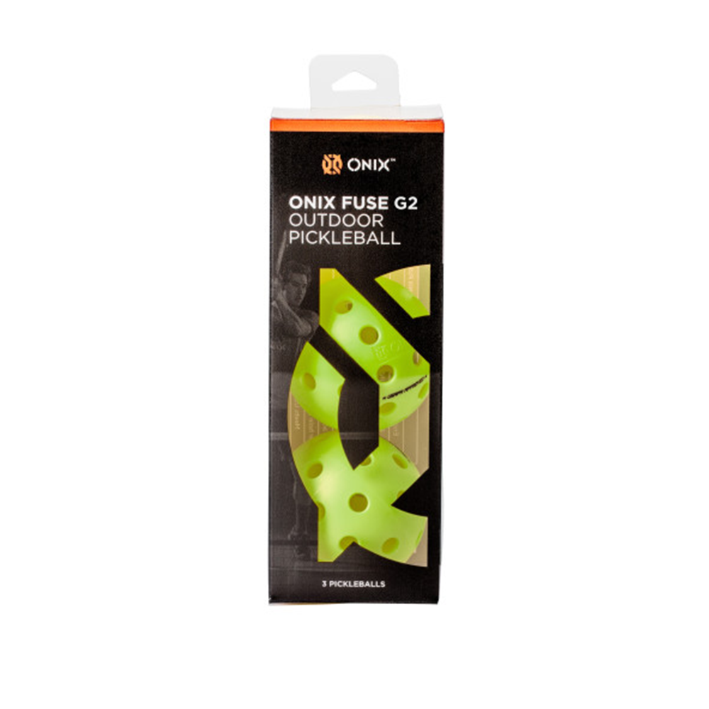 Onix Fuse G2 Outdoor Pickleball (3 Balls) - Green-Pickleballs- Canada Online Tennis Store Shop