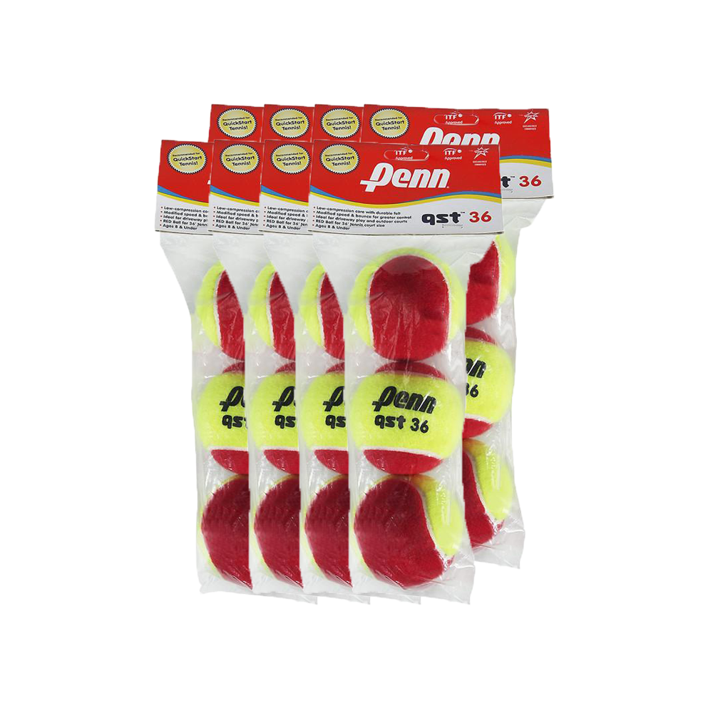 Penn QST 36 Felt - Caisse (8 Paquets / 24 Balles) - Balles de Tennis - Boutique de Tennis en Ligne au Canada