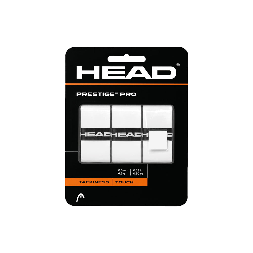 Head Prestige Pro Overgrip (3 pack) - White