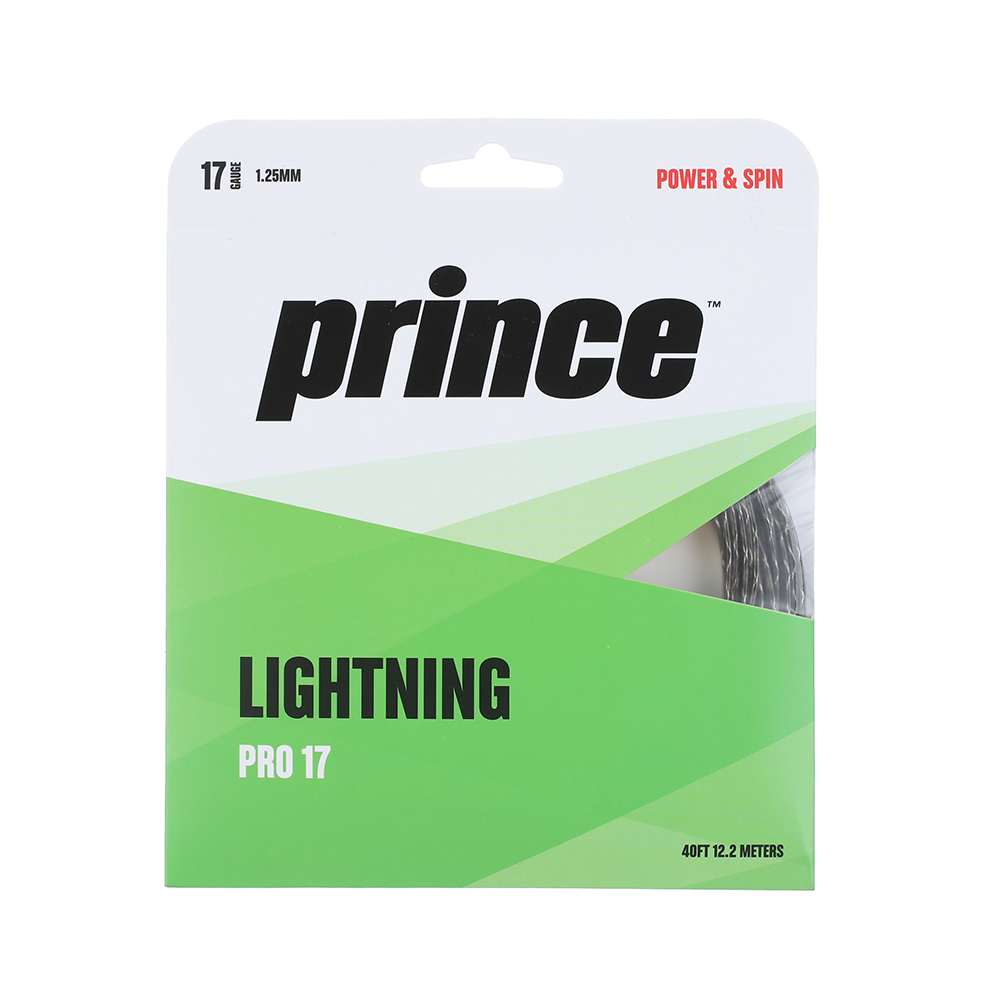 Prince Lightning Pro 17 Pack - Black-Tennis Strings- Boutique de Tennis en Ligne au Canada