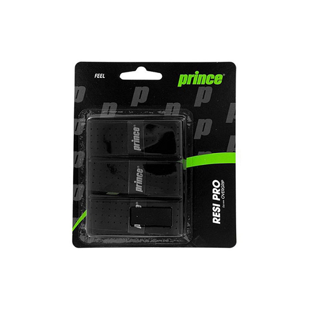Prince Resi Pro Over Grip (3 Pack) - Black-Grips- Canada Online Tennis Store Shop