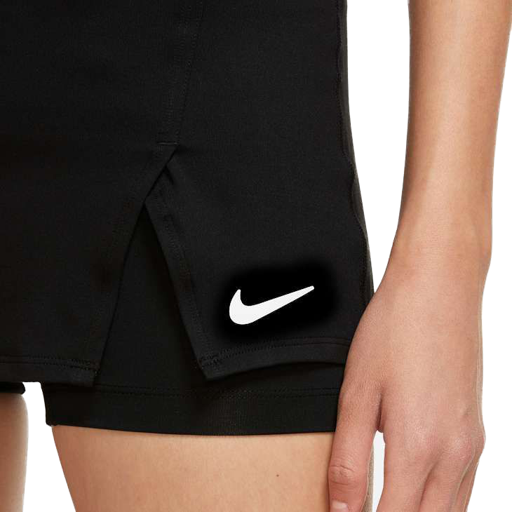 Jupe de tennis Nike Court Dri-Fit Victory (Femme) - Noir/Blanc