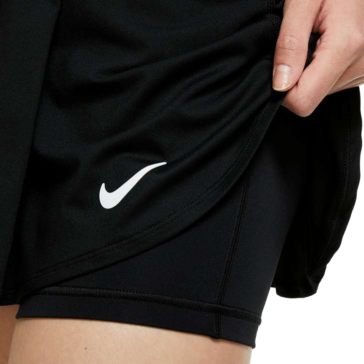 Nike Court Dri-Fit Victory Flouncy Tennis Skirt (Women's) - Black/White