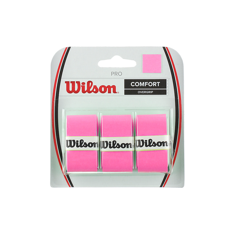 Wilson Pro Overgrip 3-Pack - Optic Pink-Grips- Canada Online Tennis Store Shop