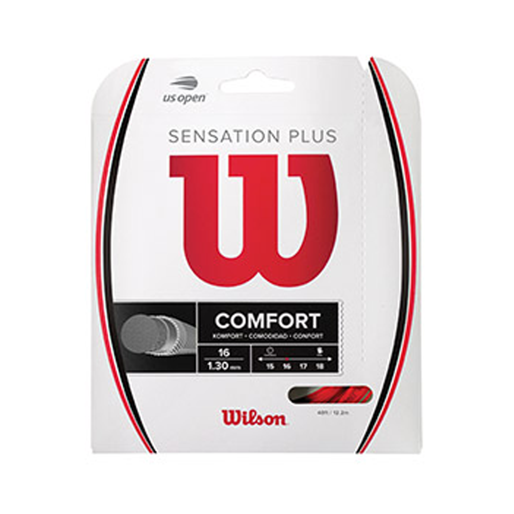 Wilson Sensation Plus 16 - Red-Tennis Strings- Canada Online Tennis Store Shop