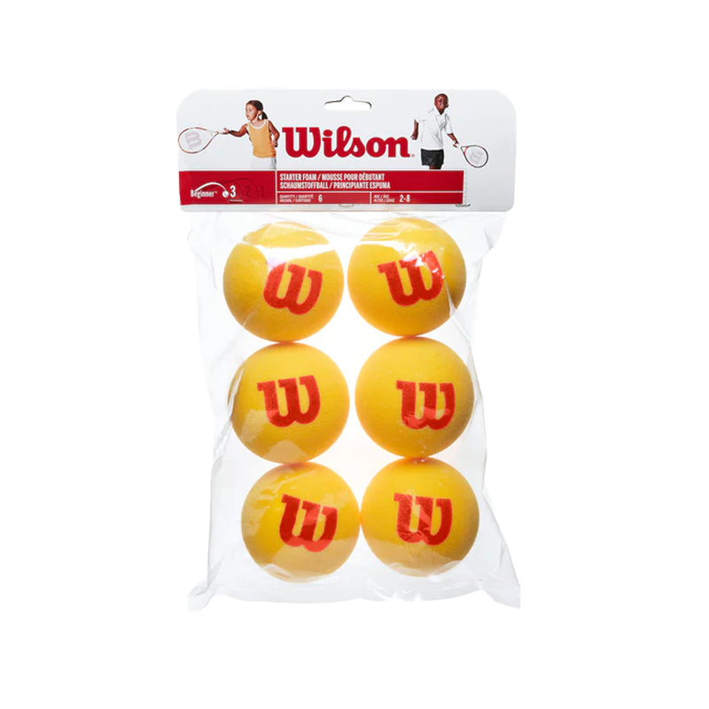 Wilson Foam Tennis Ball - Individual Pack (6-Balls)