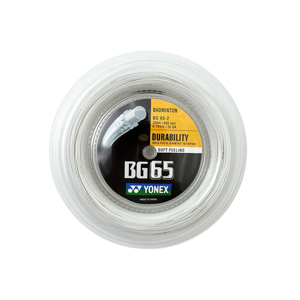 BG65 Reel (200M) - White | Tennis Giant BG65 Reel (200M) - White | Tennis Giant