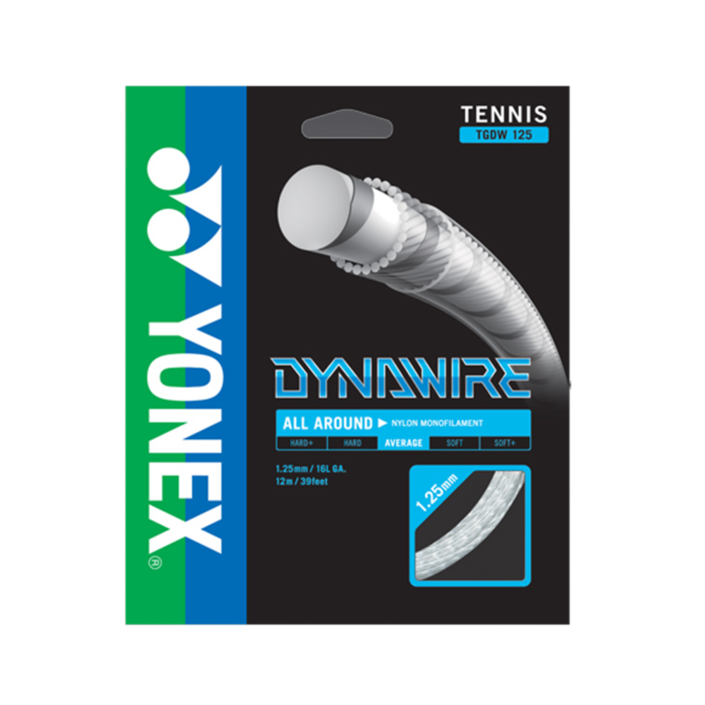 Yonex Dynawire 125 16 Pack - Blanc/Argent-Cordes de Tennis - Boutique de boutique de tennis en ligne du Canada
